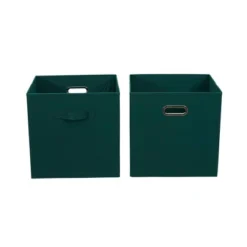 Household Essentials 2pc 12" X 13" Fabric Storage Bin Set 9 Household Essentials 2pc 12" X 13" Fabric Storage Bin Set -Storage Store GUEST 012a4695 f79d 4fb4 bd38 5ee12a5cd297