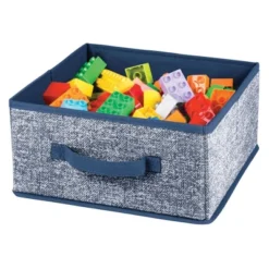 MDesign Fabric Modular Closet Organizer Box For Cube Units, 4 Pack -Storage Store GUEST 041776f8 f23a 44a8 8005 a7ead3b43364
