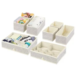 MDesign Fabric Drawer And Closet Storage Organizer, Set Of 8 -Storage Store GUEST 050cd998 47cb 423b 97a3 500cc689c434