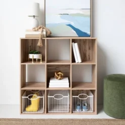 35.43" Piperton 9 Cube Organizer Natural - Signature Design By Ashley -Storage Store GUEST 056f781b 351e 49c7 b31d 99985f5be698