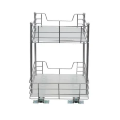 Household Essentials 12" 2-Tier Pantry Organizer Nickel -Storage Store GUEST 05f8fe6e 6e35 45e4 9f7e d6e940c46910