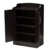 Verdell Modern And Contemporary Finished Shoe Cabinet Dark Brown - Baxton Studio