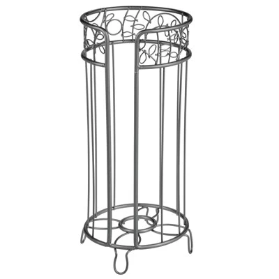 MDesign Decorative Metal Toilet Paper Storage Holder Stand, 3 Rolls 11 MDesign Decorative Metal Toilet Paper Storage Holder Stand, 3 Rolls - Image 11