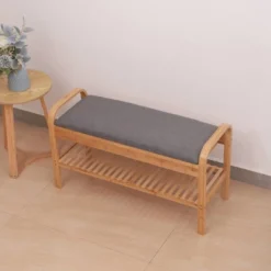 Cambridge Bamboo Shoe Bench Natural - Proman Products -Storage Store GUEST 0d4b0666 2dac 4c91 84da 65f427a78be8