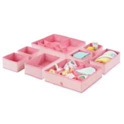 MDesign Fabric Drawer And Closet Storage Organizer, Set Of 8 -Storage Store GUEST 0dac5e49 4cc6 4e93 bcd8 30612d66d3e6
