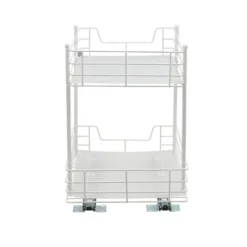 Household Essentials 12" 2-Tier Pantry Organizer White -Storage Store GUEST 1269d09c af7e 4e6f b72d 759c49d323b4