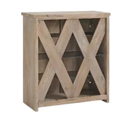 31" Castleton Mango Wood Shoe Cubbie Storage Cabinet Driftwood - Alaterre Furniture -Storage Store GUEST 127f42ce 8aae 4842 a263 285da3d70534