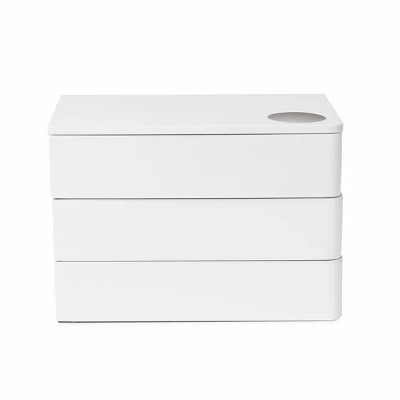 Spindle Jewelry Storage Box White - Umbra 4 Spindle Jewelry Storage Box White - Umbra - Image 4
