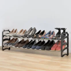 Seville Classics 4 Tier Expandable Stackable 20 Pair Shoe Rack Organizer 27 Seville Classics 4 Tier Expandable Stackable 20 Pair Shoe Rack Organizer -Storage Store GUEST 1532a6f2 403b 4f24 8328 2dfd075404b1