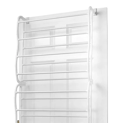 Home Basics 36 Pair Shoe Rack, White 2 Home Basics 36 Pair Shoe Rack, White - Image 2