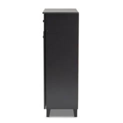 Shelf Wood Shoe Storage Cabinet With Drawer Glidden Finished Black - Baxton Studio 15 Shelf Wood Shoe Storage Cabinet With Drawer Glidden Finished Black - Baxton Studio -Storage Store GUEST 17e57c34 f5c3 4237 a581 18846d71ad4c