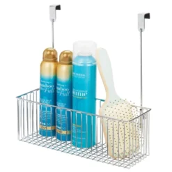 MDesign Metal Hanging Over Cabinet Bathroom Storage Organizer Basket -Storage Store GUEST 1a16155e b53e 4e01 9874 ed103df6283c