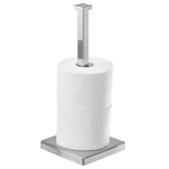 MDesign Modern Metal Free-Standing Toilet Paper Stand, Holds 3 Rolls -Storage Store GUEST 1ac080fb cbc3 465f 8ea7 c2bf5a658477