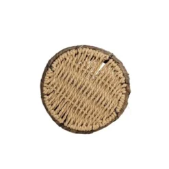 Woven Wine Bottle Holder Seagrass & Metal By Foreside Home & Garden -Storage Store GUEST 1ad17009 d5ab 4428 87e4 16675682bb57