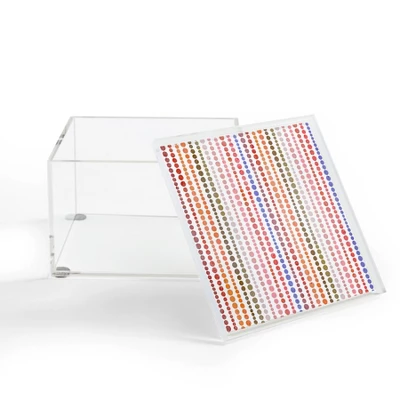 Emanuela Carratoni Modern Polka Dots Acrylic Box - Deny Designs 1 Emanuela Carratoni Modern Polka Dots Acrylic Box - Deny Designs