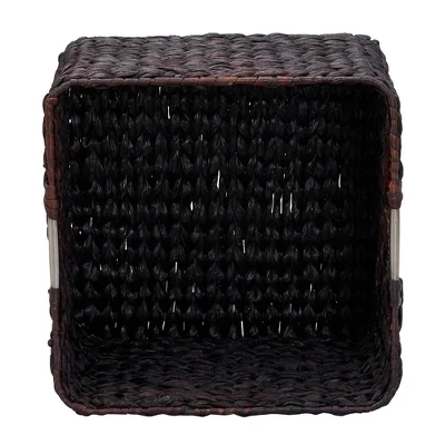 Household Essentials Wicker Basket Hyacinth 3 Household Essentials Wicker Basket Hyacinth - Image 3