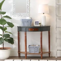 Design Imports Set Of 2 M Antique White Chicken Wire French Gingham Check Liner Baskets Blue/White -Storage Store GUEST 2445b5f3 c342 478f aaa0 3c19cfcdfc67