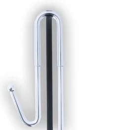 Bamodi 7" X 7" Shelf Stainless Steel Hanging Shower Caddy With Hooks - 2-Tier - Silver