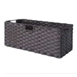 3pc Melanie Woven Fiber 2 Small And 1 Large Basket Set Chocolate - Winsome -Storage Store GUEST 2aff334a a7ee 4062 ad83 f8fe4575fc1a