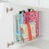 MDesign Metal Wall Mount Magazine Holder, Storage Organizer Rack