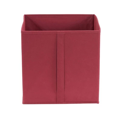 Household Essentials 6pc Cubby Cube Storage Bins Red 2 Household Essentials 6pc Cubby Cube Storage Bins Red - Image 2