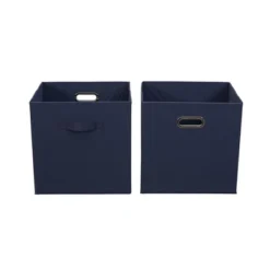 Household Essentials 2pc 12" X 13" Fabric Storage Bin Set 10 Household Essentials 2pc 12" X 13" Fabric Storage Bin Set -Storage Store GUEST 2c3e0970 54cd 4af1 8dd9 7d997cb34d8a