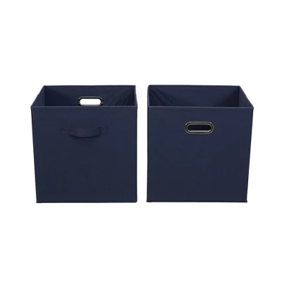 Household Essentials 2pc 12" X 13" Fabric Storage Bin Set 5 Household Essentials 2pc 12" X 13" Fabric Storage Bin Set - Image 5