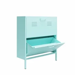 Cache 2 Door Shoe Storage Cabinet Mint - Novogratz 18 Cache 2 Door Shoe Storage Cabinet Mint - Novogratz -Storage Store GUEST 30b15646 6ddc 43c3 b455 2ada5d35497c