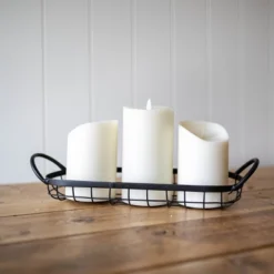 Oblong Black Metal Basket - Foreside Home & Garden -Storage Store GUEST 3142eaef 11e2 4cdb a641 c855fa69c8e4