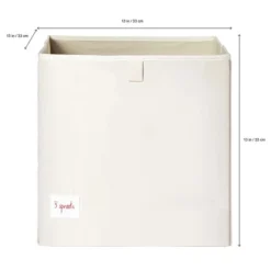 3 Sprouts Kids Childrens Collapsible Fabric 13 X 13 X 13 Inch Storage Cube Bin Box For Cubby Shelves, Orange Fox & Hedgehog (2 Pack) -Storage Store GUEST 31789d80 bfdd 45f0 947c 62e35e0123c1