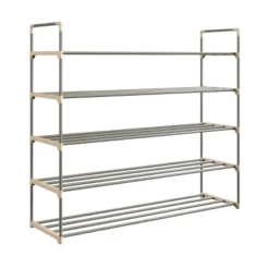 Hastings Home Five-Tier 30-Pair Shoe Storage Rack -Storage Store GUEST 35db5a01 186c 4e2f a31c 3d76eb12f1cd