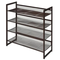 Tangkula Iron Shoe Shelf 2/3/4-Tier Space Saving Layered Shoes Shelving Shoes Storage Organizer 23 Tangkula Iron Shoe Shelf 2/3/4-Tier Space Saving Layered Shoes Shelving Shoes Storage Organizer -Storage Store GUEST 36f284ec 6364 47f1 bdc8 4c68dea46f65