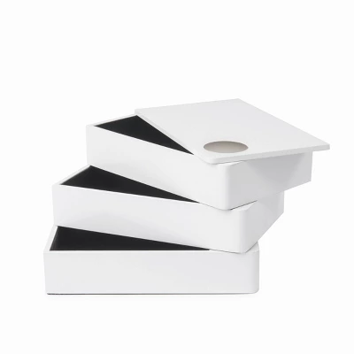 Spindle Jewelry Storage Box White - Umbra 6 Spindle Jewelry Storage Box White - Umbra - Image 6