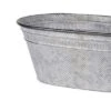 Clemson Oval Metal Tubs Silver 3pk - A&B Home