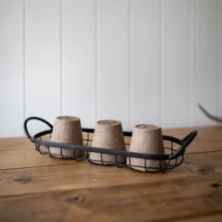 Oblong Black Metal Basket - Foreside Home & Garden -Storage Store GUEST 442f98fe 320c 46f4 920a 076064345e13