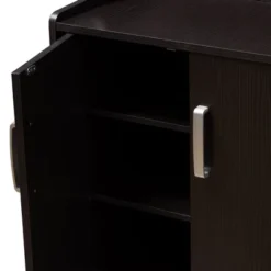 Verdell Modern And Contemporary Finished Shoe Cabinet Dark Brown - Baxton Studio 13 Verdell Modern And Contemporary Finished Shoe Cabinet Dark Brown - Baxton Studio -Storage Store GUEST 46279e0a d2ea 43dc 94bd 24ea62c1a7bd