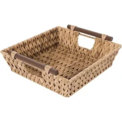 American Atelier Water Hyacinth Wicker Basket With Handles Square Woven Wicker Storage Baskets, Built-in Carry Handles Laundry Storage Or Pantry Bin 15 American Atelier Water Hyacinth Wicker Basket With Handles Square Woven Wicker Storage Baskets, Built-in Carry Handles Laundry Storage Or Pantry Bin -Storage Store GUEST 4682fbd5 6161 46b7 a5d9 d698917e62ab