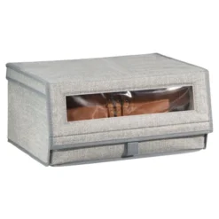 MDesign Stackable Fabric Closet Storage Shoe Box - Large -Storage Store GUEST 46b3c38d 9735 4817 99e5 e29979322904