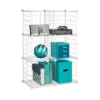Honey-Can-Do 6 Cube Storage Set White