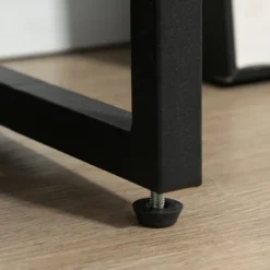 HOMCOM Shoe Cabinet With 2 Flip Doors, Slim 2-Drawer Shoe Cupboard With Divider And Open Compartment For 12 Pairs Of Shoes, Rustic Brown -Storage Store GUEST 477c4079 6f0c 4ea1 93eb 5597f687f644