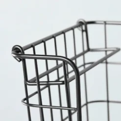 Stacking Wire Storage Basket Matte Black - Hearth & Hand™ With Magnolia -Storage Store GUEST 490b13b4 a77a 4c30 bd86 50ef587e1291