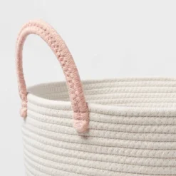 Large Color Block Coiled Rope Kids' Storage Basket Blue/White - Pillowfort™ -Storage Store GUEST 4ad3e214 b8a3 425f 8009 a7e52453b059