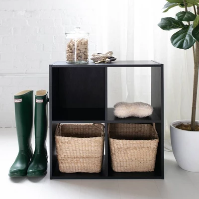 23.82" Langdrew 4 Cube Organizer Black - Signature Design By Ashley 2 23.82" Langdrew 4 Cube Organizer Black - Signature Design By Ashley - Image 2