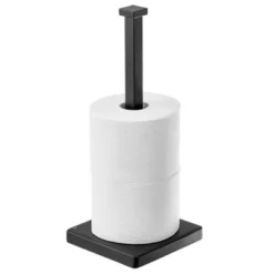 MDesign Modern Metal Free-Standing Toilet Paper Stand, Holds 3 Rolls -Storage Store GUEST 507d161e dc46 45e5 8a7d c38bfb3cbecb