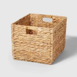 Woven Water Hyacinth Milk Crate - Brightroom™ -Storage Store GUEST 5108b3bd 325d 4bd3 beb8 f48ab7a835d7