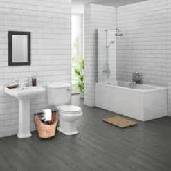 Vintiquewise Rustic Water Hyacinth Vanity Bathroom Set, Set Of 4 - Magazine Basket, Tissue Roll Holder, Tissue Box Cover, And Wastebasket -Storage Store GUEST 52a3cf6f 445e 4ae9 bd2d f6cb24353f8a