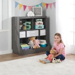 Badger Basket Combo Bin Storage Unit With 3 Baskets Charcoal -Storage Store GUEST 533eefb3 6680 40c6 b84b 0941cf89ec2e