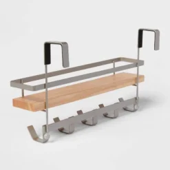 Shelf Rack With 5 Hooks - Brightroom™ -Storage Store GUEST 5404a579 85db 46f5 a04b 1209d520f8f1