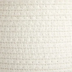 Farmlyn Creek 3-Pack Round Cotton Woven Baskets For Storage, White Home Organizers (3 Sizes) -Storage Store GUEST 54c7c889 890e 4a0a 8756 f3555578b59c