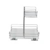Household Essentials Double-Sided Pantry Organizer Nickel